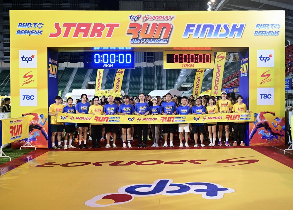 “TCP-SPONSOR RUN: RUN TO REFRESH” - A Refreshing Running Event Set to Energize Thais, and Refresh the World, Refresh Life with “Sponsor” by TCP Group